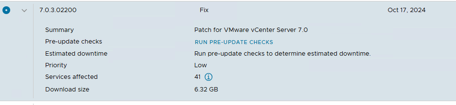 Run pre-update checks