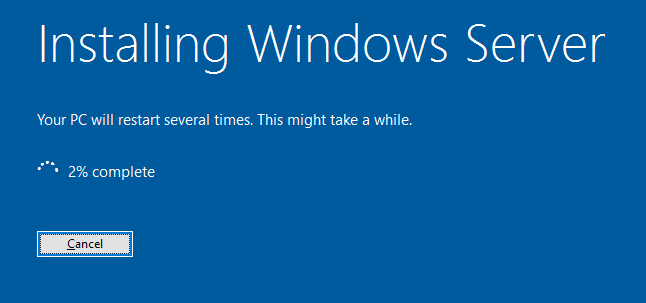 Install Summary Screen