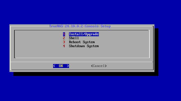 Console Setup Options