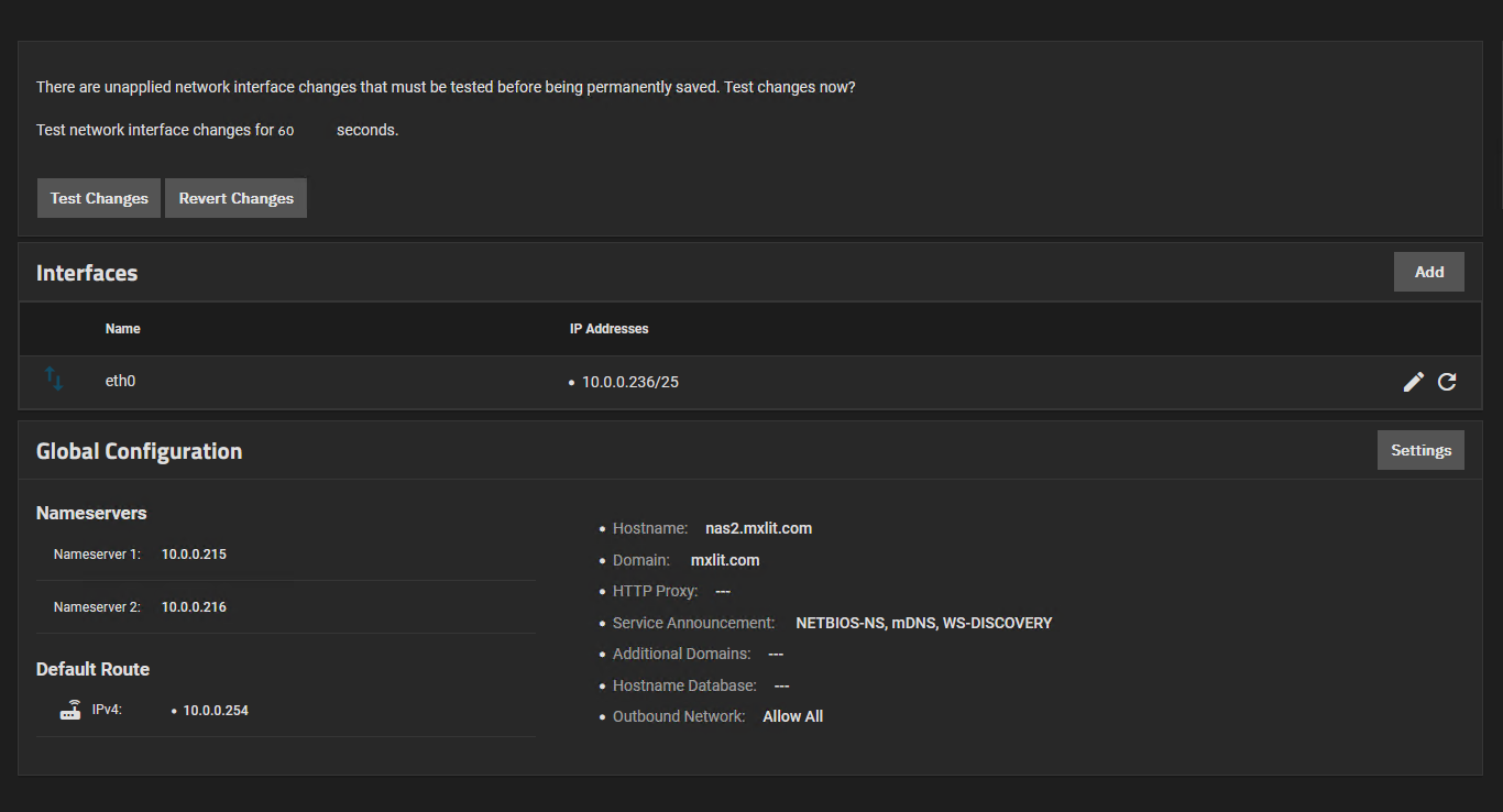 Verify DNS pointing to DC