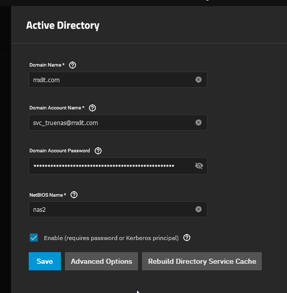 Navigate to Directory Services