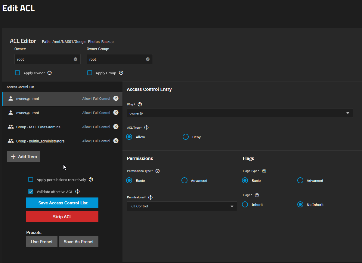 Configure the Share Path