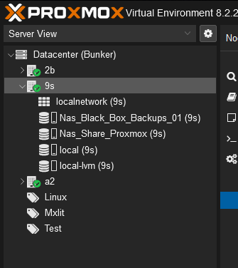 New node visible in cluster