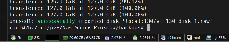 Unused Disks visible