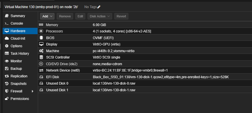 Selecting the unused disk