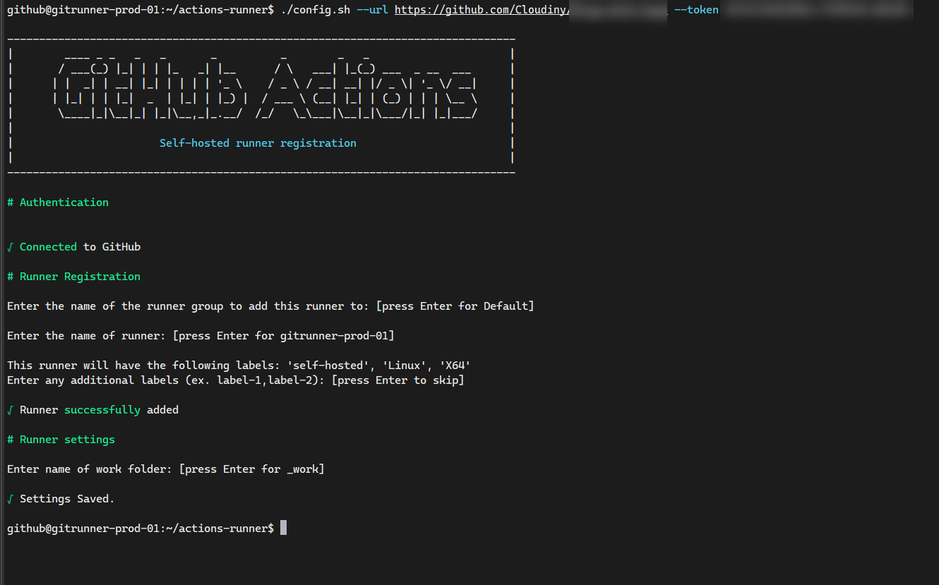 Configuration Success