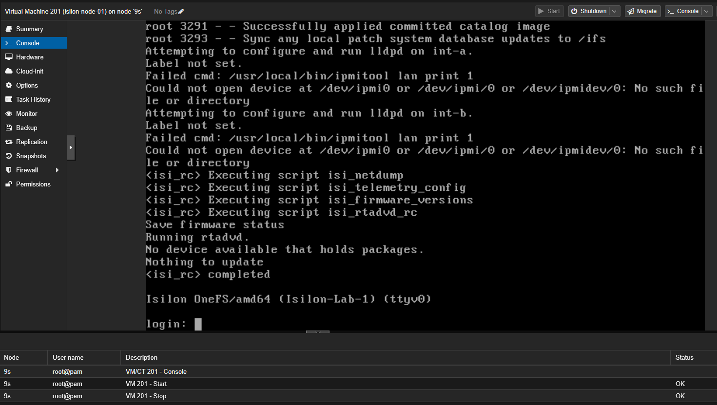 Successful Boot post-crash