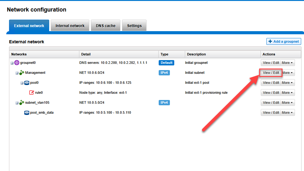 Network Configuration