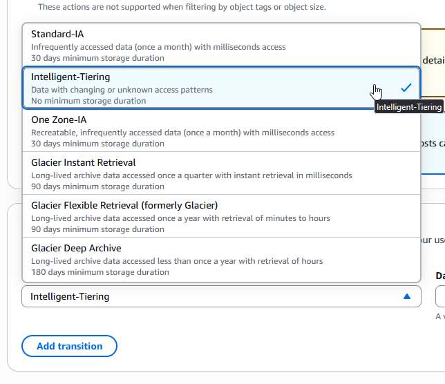 S3 Intelligent-Tiering
