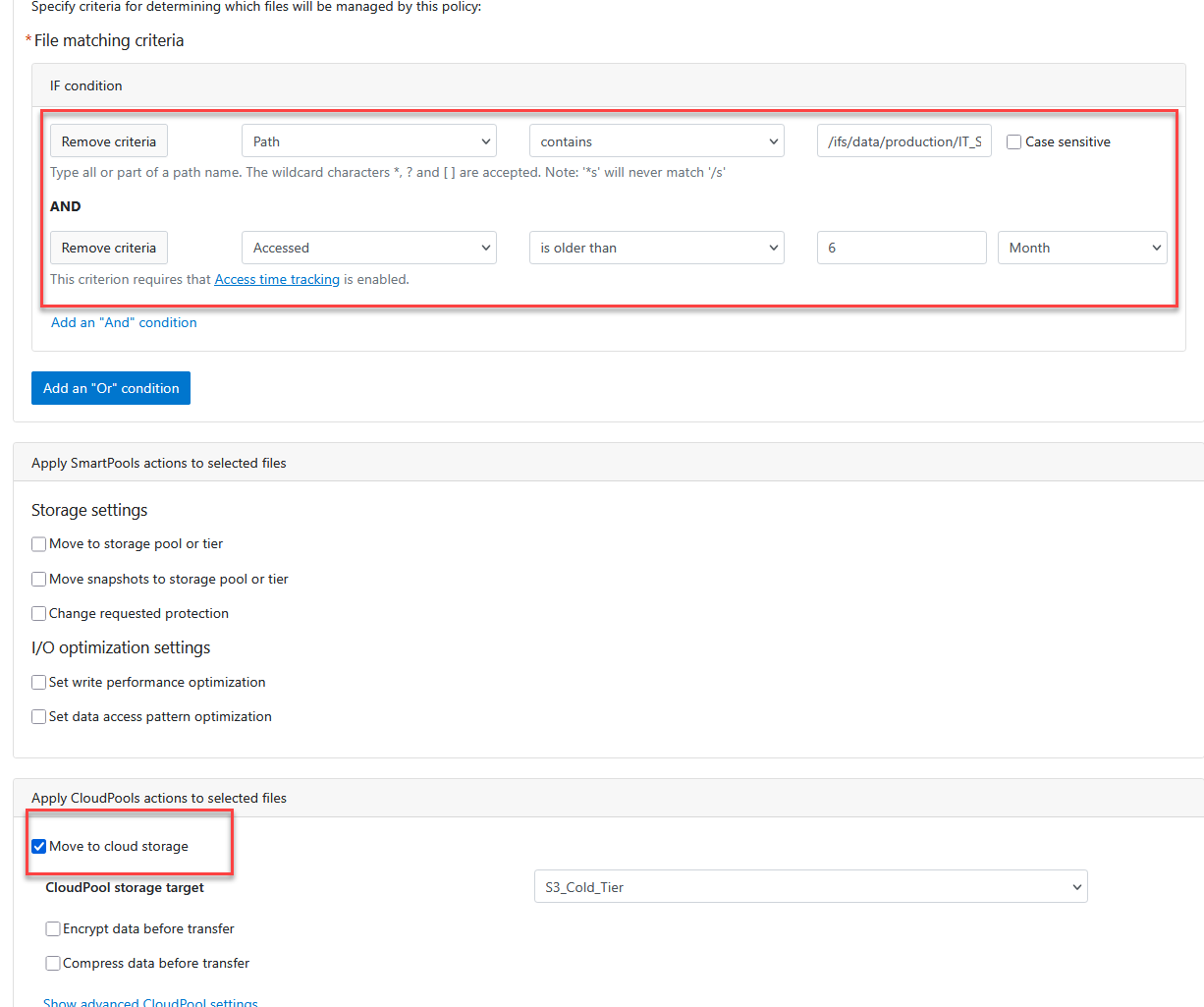 Policy Configuration