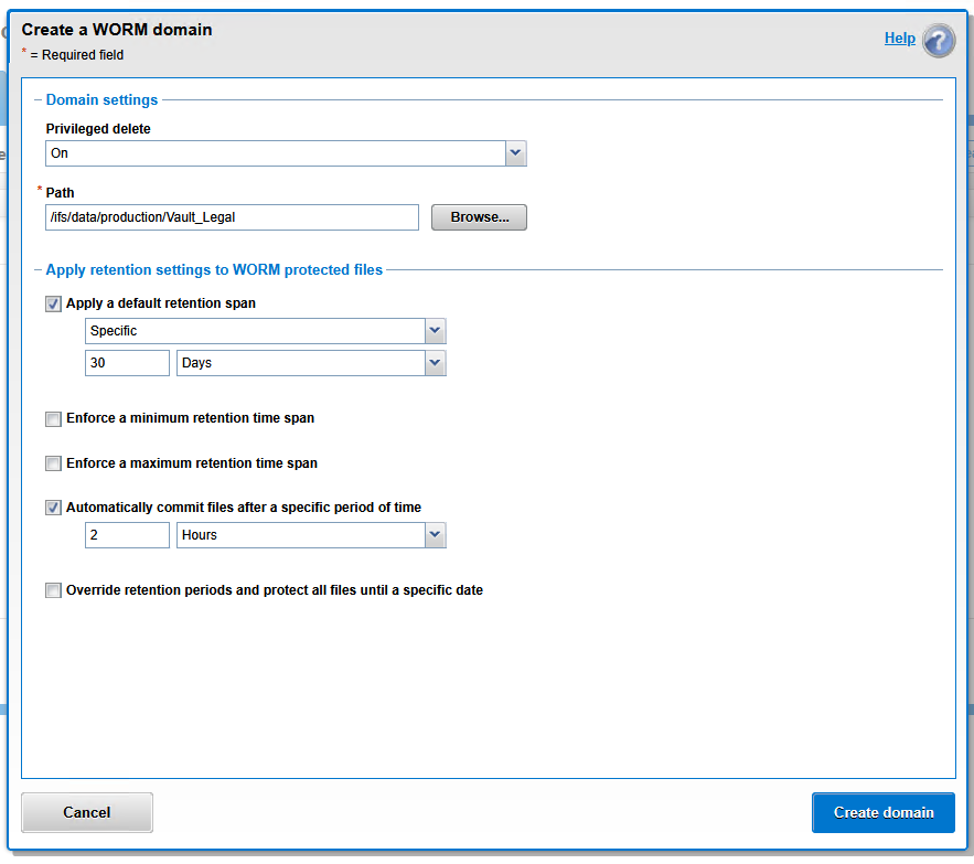 Domain Configuration 1